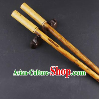 The Four Treasures of Study Mottled Bamboo Writing Brushes Chinese Calligraphy Weasel Hair Brush Pen