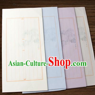 Traditional Chinese Classical Pattern Paper Handmade Calligraphy Xuan Paper Craft