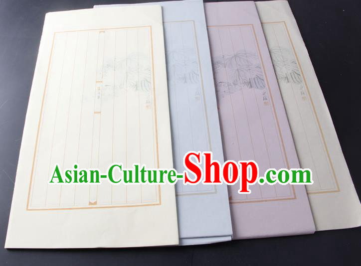 Traditional Chinese Classical Pattern Paper Handmade Calligraphy Xuan Paper Craft Traditional Chinese Classical Pattern Paper Handmade Calligraphy Xuan Paper Craft