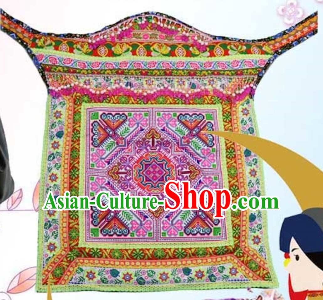 Hmong Clothing Miao Tribe Traditional Baby Carriage Hmong Clothing Miao Tribe Traditional Baby Carriage