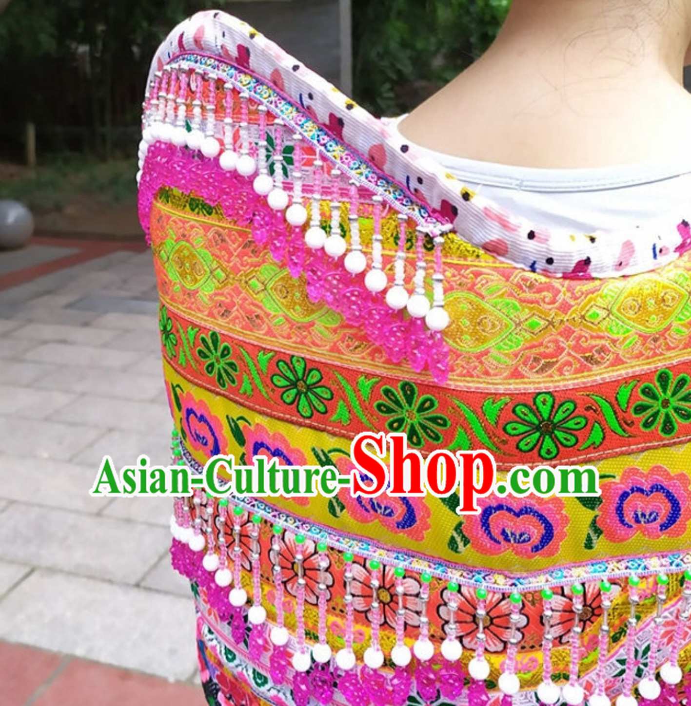 Hmong Clothing Miao Tribe Traditional Baby Carriage Hmong Clothing Miao Tribe Traditional Baby Carriage