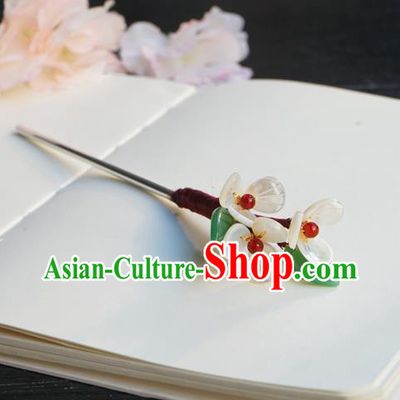 Chinese Classical Plum Blossom Hair Clip Hair Accessories Handmade Ancient Hanfu Flowers Hairpin for Women