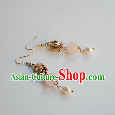 Handmade Chinese Classical Ear Accessories Ancient Hanfu Convallaria Earrings