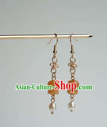 Handmade Chinese Classical Convallaria Ear Accessories Ancient Women Hanfu Earrings Handmade Chinese Classical Convallaria Ear Accessories Ancient Women Hanfu Earrings