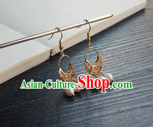 Handmade Chinese Ear Accessories Ancient Women Hanfu Eardrop Classical Cheongsam Pearls Tassel Earrings Handmade Chinese Ear Accessories Ancient Women Hanfu Eardrop Classical Cheongsam Pearls Tassel Earrings