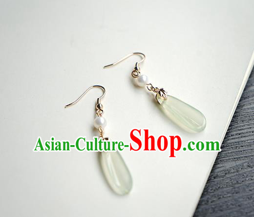 Handmade Chinese Flower Petal Ear Accessories Ancient Women Hanfu Classical Cheongsam Earrings Handmade Chinese Flower Petal Ear Accessories Ancient Women Hanfu Classical Cheongsam Earrings