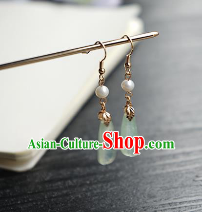 Handmade Chinese Flower Petal Ear Accessories Ancient Women Hanfu Classical Cheongsam Earrings Handmade Chinese Flower Petal Ear Accessories Ancient Women Hanfu Classical Cheongsam Earrings