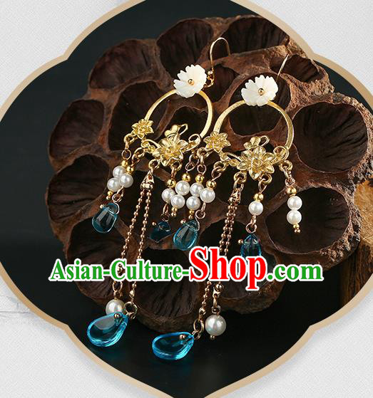 Handmade Chinese Ear Accessories Classical Eardrop Ancient Women Hanfu Tassel Earrings Handmade Chinese Ear Accessories Classical Eardrop Ancient Women Hanfu Tassel Earrings