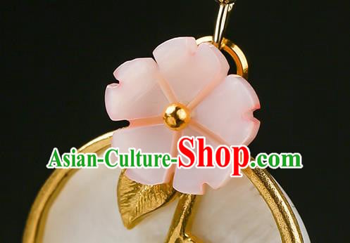 Handmade Chinese Ear Accessories Classical Eardrop Ancient Women Hanfu Golden Leaf Earrings Handmade Chinese Ear Accessories Classical Eardrop Ancient Women Hanfu Golden Leaf Earrings