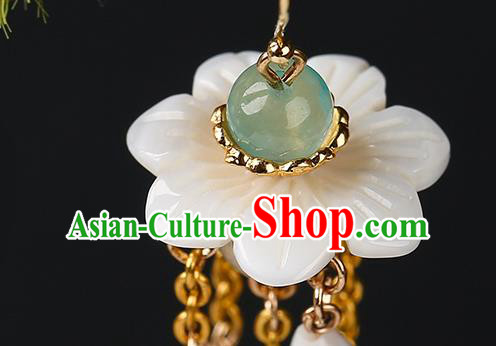 Handmade Chinese Ear Accessories Classical Eardrop Ancient Women Hanfu Flowers Tassel Earrings Handmade Chinese Ear Accessories Classical Eardrop Ancient Women Hanfu Flowers Tassel Earrings
