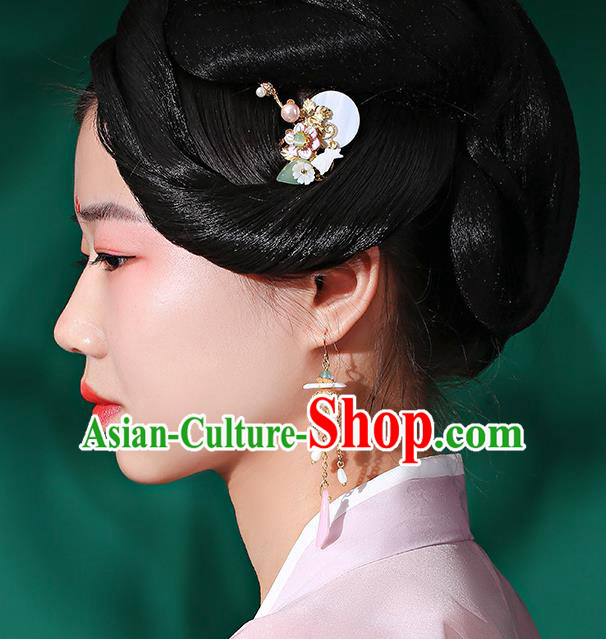 Handmade Chinese Ear Accessories Classical Eardrop Ancient Women Hanfu Flowers Tassel Earrings Handmade Chinese Ear Accessories Classical Eardrop Ancient Women Hanfu Flowers Tassel Earrings