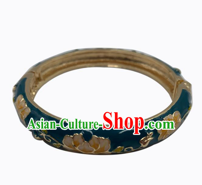 Chinese Classical Hanfu Enamel Bracelet Accessories Ancient Princess Bangle Chinese Classical Hanfu Enamel Bracelet Accessories Ancient Princess Bangle