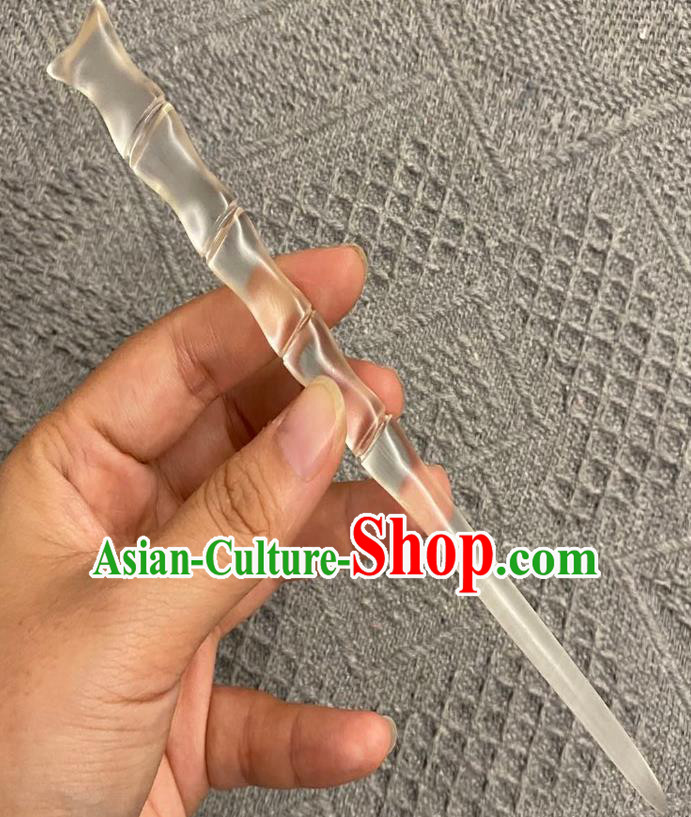 Chinese Classical Resin Hair Clip Women Hanfu Hair Accessories Handmade Ancient Bamboo Hairpins Chinese Classical Resin Hair Clip Women Hanfu Hair Accessories Handmade Ancient Bamboo Hairpins