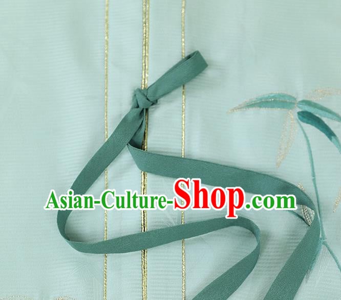 Chinese Ancient Princess Hanfu Dress Traditional Embroidered Blue Long Gown and Skirt Ming Dynasty Noble Lady Historical Costumes Complete Set Chinese Ancient Princess Hanfu Dress Traditional Embroidered Blue Long Gown and Skirt Ming Dynasty Noble Lady Historical Costumes Complete Set