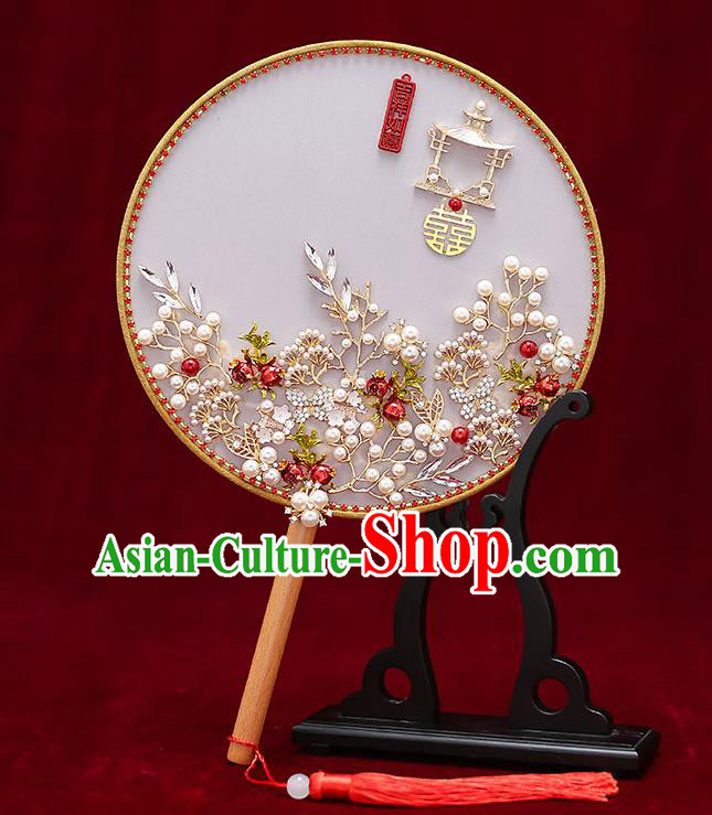 Chinese Handmade Wedding Palace Fans Classical Silk Fans Ancient Bride Round Fans Chinese Handmade Wedding Palace Fans Classical Silk Fans Ancient Bride Round Fans