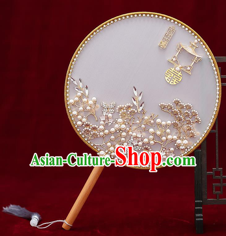 Chinese Handmade Wedding Silk Palace Fans Classical Fans Ancient Bride Round Fans Chinese Handmade Wedding Silk Palace Fans Classical Fans Ancient Bride Round Fans