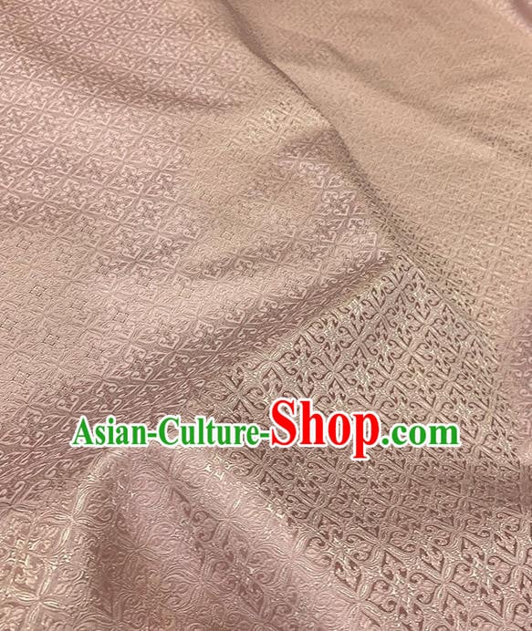 Chinese Traditional Wheat Flower Pattern Pink Silk Fabric Brocade Drapery Tang Suit Damask Material Chinese Traditional Wheat Flower Pattern Pink Silk Fabric Brocade Drapery Tang Suit Damask Material