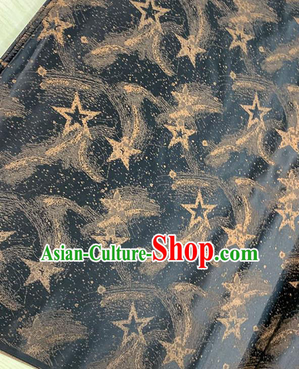 Chinese Traditional Shooting Star Pattern Gray Silk Fabric Tang Suit Damask Material Brocade Drapery Chinese Traditional Shooting Star Pattern Gray Silk Fabric Tang Suit Damask Material Brocade Drapery