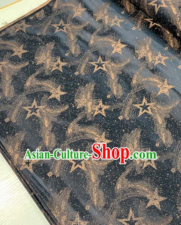 Chinese Traditional Shooting Star Pattern Gray Silk Fabric Tang Suit Damask Material Brocade Drapery Chinese Traditional Shooting Star Pattern Gray Silk Fabric Tang Suit Damask Material Brocade Drapery
