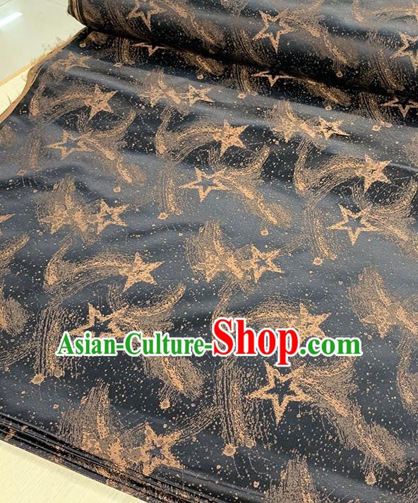 Chinese Traditional Shooting Star Pattern Gray Silk Fabric Tang Suit Damask Material Brocade Drapery Chinese Traditional Shooting Star Pattern Gray Silk Fabric Tang Suit Damask Material Brocade Drapery