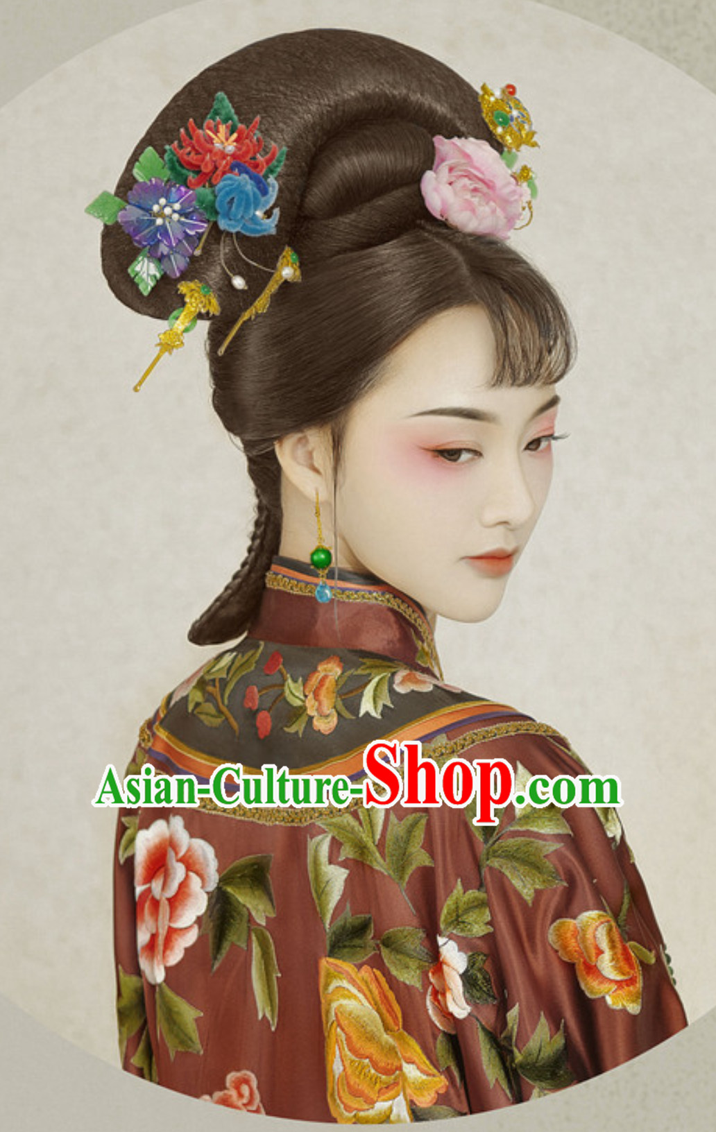 Ancient Chinese Empress Costume and Hair Accessories Complete Set Ancient Chinese Empress Costume and Hair Accessories Complete Set