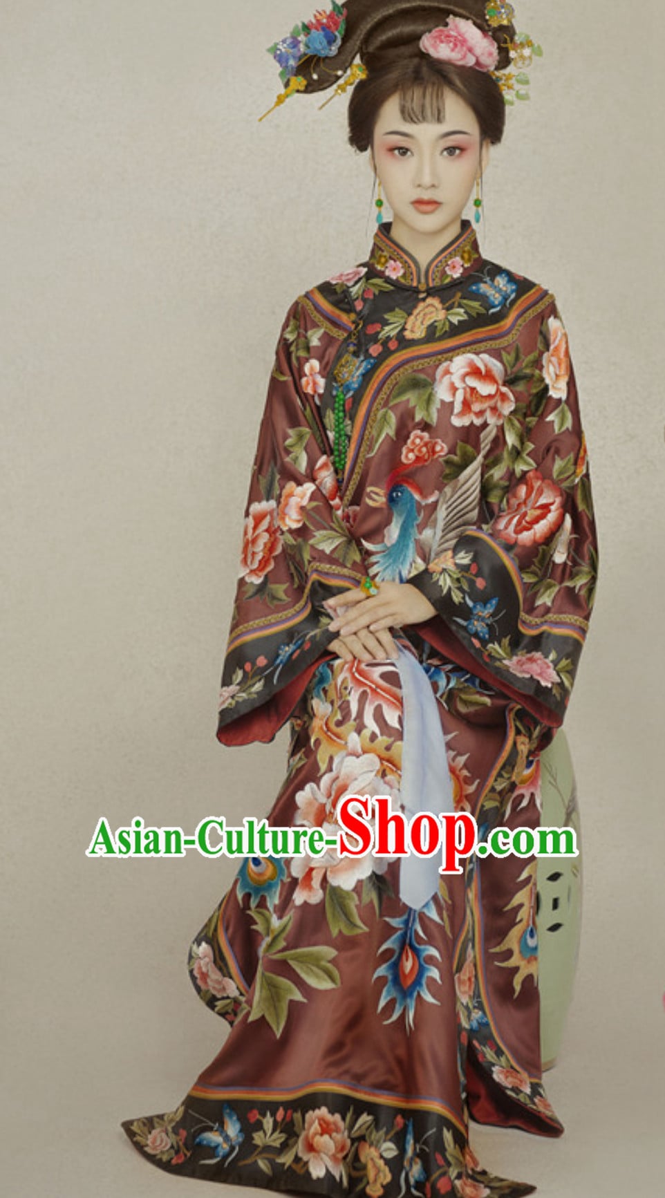 Ancient Chinese Empress Costume and Hair Accessories Complete Set Ancient Chinese Empress Costume and Hair Accessories Complete Set