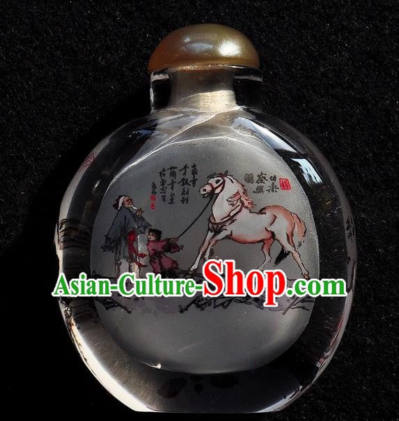 Chinese Handmade Snuff Bottle Traditional Inside Painting Monkey Snuff Bottles Artware Chinese Handmade Snuff Bottle Traditional Inside Painting Monkey Snuff Bottles Artware