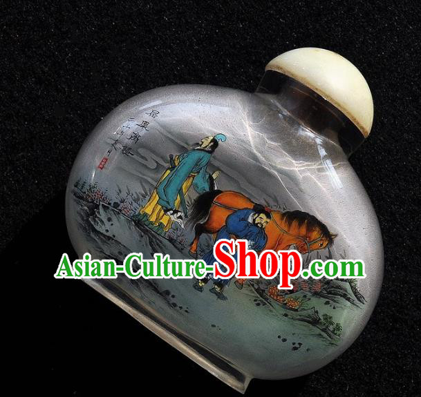 Chinese Handmade Snuff Bottle Traditional Inside Painting Poet Qu Yuan Snuff Bottles Artware Chinese Handmade Snuff Bottle Traditional Inside Painting Poet Qu Yuan Snuff Bottles Artware