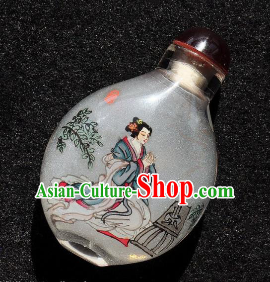 Chinese Handmade Snuff Bottle Traditional Inside Painting Court Lady Snuff Bottles Artware Chinese Handmade Snuff Bottle Traditional Inside Painting Court Lady Snuff Bottles Artware