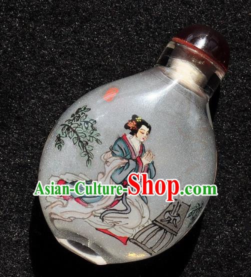 Chinese Handmade Snuff Bottle Traditional Inside Painting Court Lady Snuff Bottles Artware Chinese Handmade Snuff Bottle Traditional Inside Painting Court Lady Snuff Bottles Artware