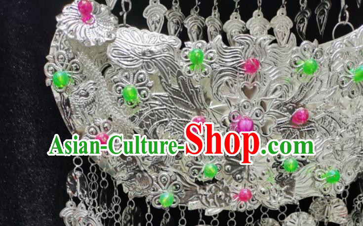 Chinese Handmade Ethnic Women Jewelry Accessories Miao Minority Silver Necklace Chinese Handmade Ethnic Women Jewelry Accessories Miao Minority Silver Necklace