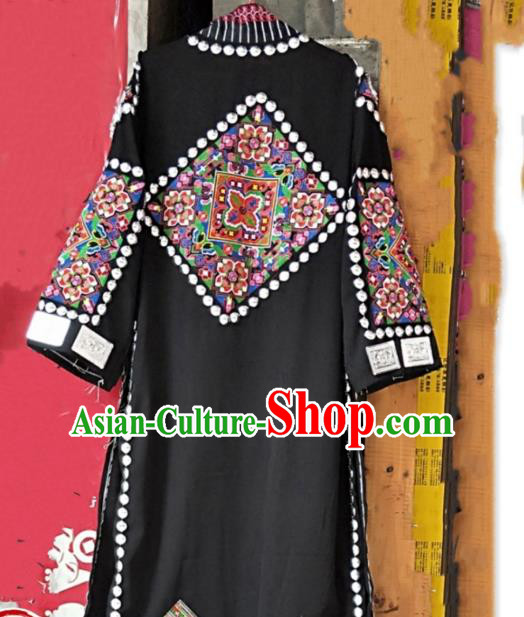 Chinese Dong Ethnic Costumes Quality Miao Nationality Clothing Men Embroidered Coat Chinese Dong Ethnic Costumes Quality Miao Nationality Clothing Men Embroidered Coat