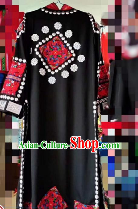 Chinese Dong Ethnic Men Embroidered Coat Costumes Quality Miao Nationality Clothing Chinese Dong Ethnic Men Embroidered Coat Costumes Quality Miao Nationality Clothing