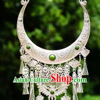 Chinese Yunnan National Jewelry Accessories Miao Nationality Folk Dance Necklace