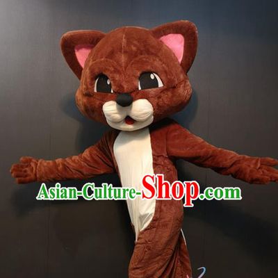 Cosplay Cartoon Cat Costume Children Day Celebration Stage Performance Walking Cartoon Clothing and Headwear for Adults