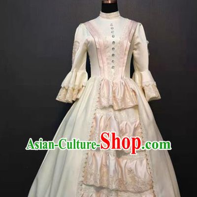 Traditional Europe Court Clothing Noble Princess Dress Waltz Dance Costume