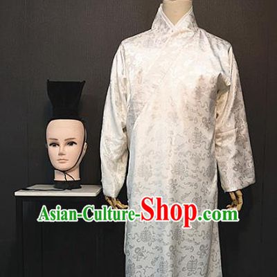China Drama The Dream of Red Mansions Ancient Childe Jia Zhen Clothing Traditional Ming Dynasty Young Men Costume and Hair Accessories