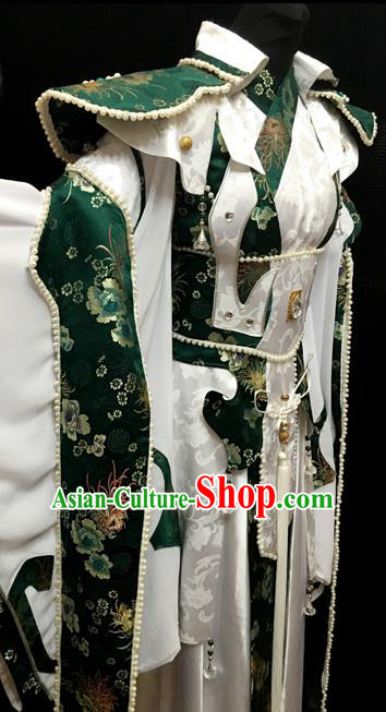 Custom Professional Cosplay Swordsman Costume China Ancient King Clothing Custom Professional Cosplay Swordsman Costume China Ancient King Clothing