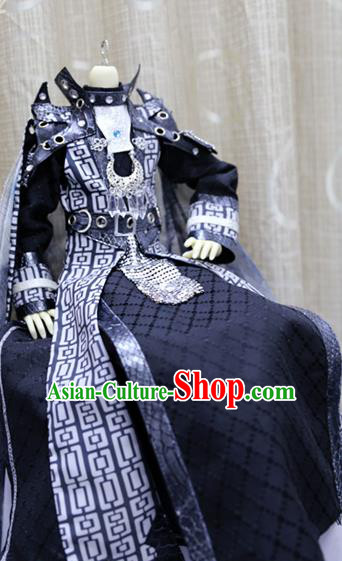 China Ancient Warrior Clothing Custom Professional Cosplay BJD Swordsman Sirius Costumes China Ancient Warrior Clothing Custom Professional Cosplay BJD Swordsman Sirius Costumes