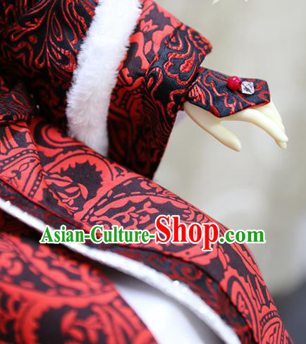 Cosplay BJD Chivalrous Man Xuan Tong Costumes Custom China Ancient Royal Highness Red Clothing Cosplay BJD Chivalrous Man Xuan Tong Costumes Custom China Ancient Royal Highness Red Clothing