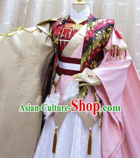 Traditional Cosplay Chivalrous Knight Swordsman Ying Chuixue Costumes Custom China Ancient Prince Clothing Traditional Cosplay Chivalrous Knight Swordsman Ying Chuixue Costumes Custom China Ancient Prince Clothing