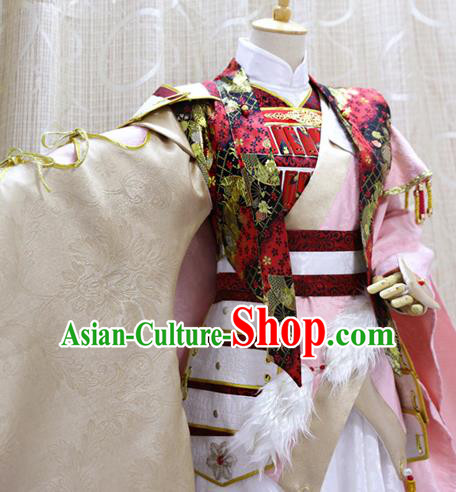 Traditional Cosplay Chivalrous Knight Swordsman Ying Chuixue Costumes Custom China Ancient Prince Clothing Traditional Cosplay Chivalrous Knight Swordsman Ying Chuixue Costumes Custom China Ancient Prince Clothing