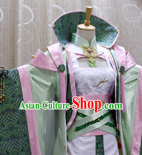 China Cosplay Princess Dress Custom Traditional Ancient Female Swordsman Costumes Li Jianshi Clothing China Cosplay Princess Dress Custom Traditional Ancient Female Swordsman Costumes Li Jianshi Clothing