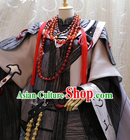 Cosplay Martial Arts Monk Commander Costumes Custom China Ancient Swordsman Clothing Cosplay Martial Arts Monk Commander Costumes Custom China Ancient Swordsman Clothing