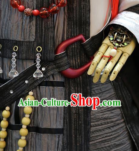Cosplay Martial Arts Monk Commander Costumes Custom China Ancient Swordsman Clothing Cosplay Martial Arts Monk Commander Costumes Custom China Ancient Swordsman Clothing
