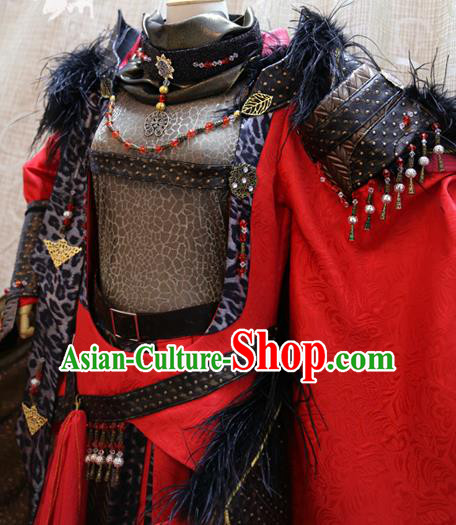 Cosplay Royal Lord Yuanxie Costumes Custom China Ancient Emperor Clothing with Cape Cosplay Royal Lord Yuanxie Costumes Custom China Ancient Emperor Clothing with Cape