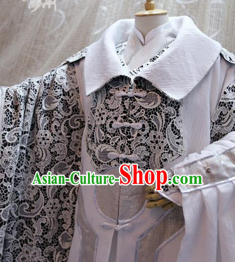 Cosplay Swordsman Ren Piaomiao Costumes Custom China Ancient Taoist Chivalrous Man Clothing Cosplay Swordsman Ren Piaomiao Costumes Custom China Ancient Taoist Chivalrous Man Clothing