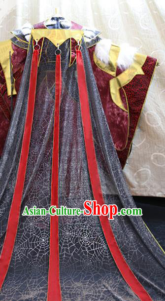 Cosplay Warrior Commander Red Costumes Custom China Ancient Swordsman Yu Bingtao Clothing Cosplay Warrior Commander Red Costumes Custom China Ancient Swordsman Yu Bingtao Clothing