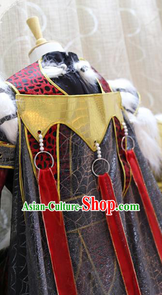 Cosplay Warrior Commander Red Costumes Custom China Ancient Swordsman Yu Bingtao Clothing Cosplay Warrior Commander Red Costumes Custom China Ancient Swordsman Yu Bingtao Clothing
