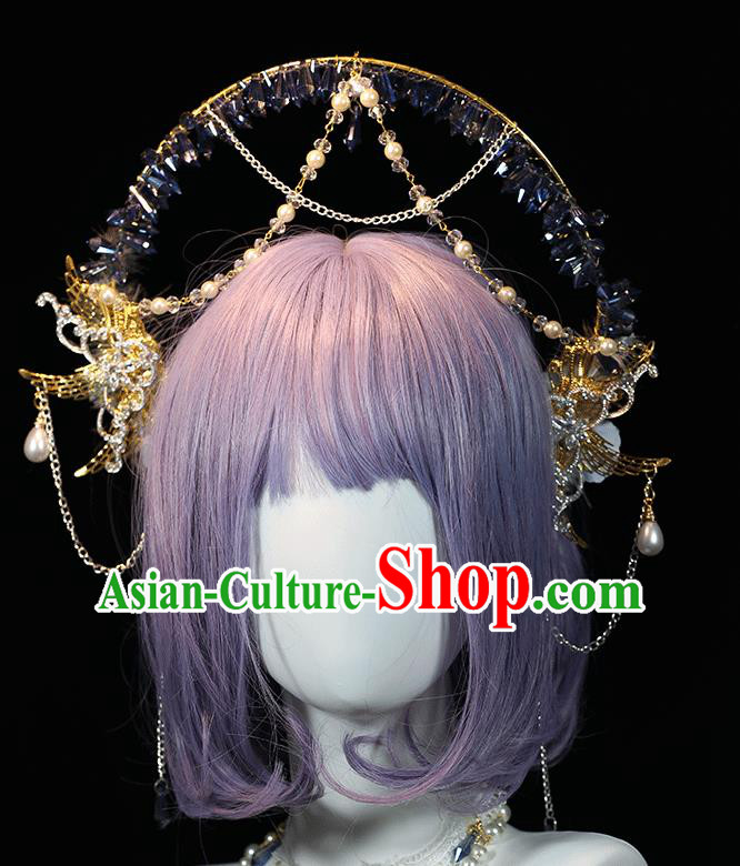 Cosplay Bride Royal Crown Halloween Princess Hair Accessories Cosplay Bride Royal Crown Halloween Princess Hair Accessories